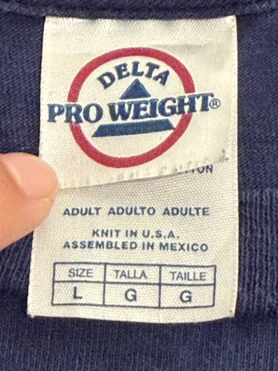Delta Pro Weight Graphic T-Shirt Car Graphic Navy Size L