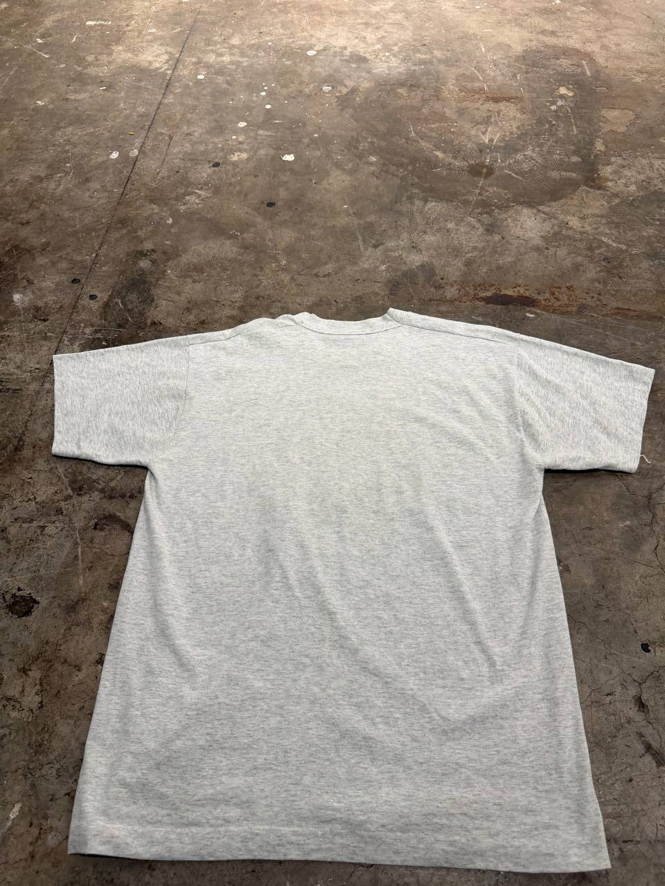 Fruit of the Loom graphic t-shirt hummingbird floral grey size L