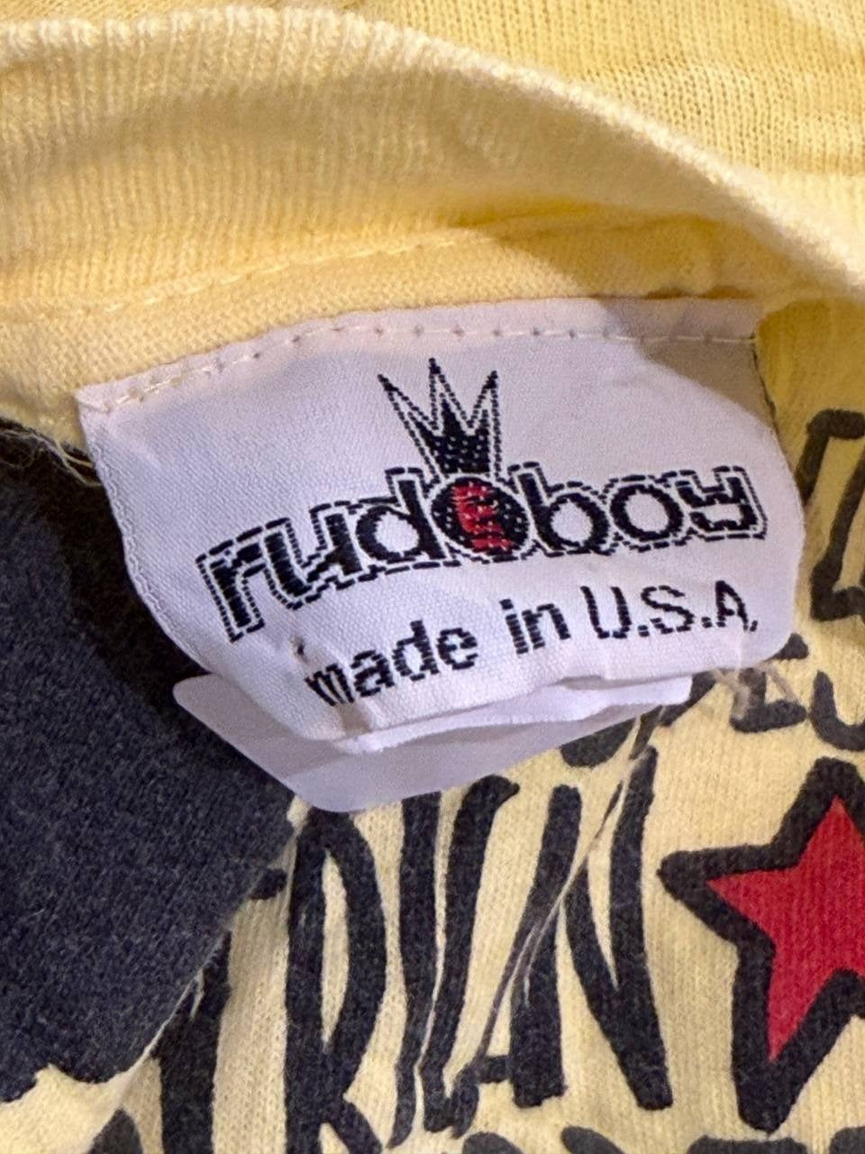 Rudeboy graphic t-shirt Original Rudeboy Sound yellow M