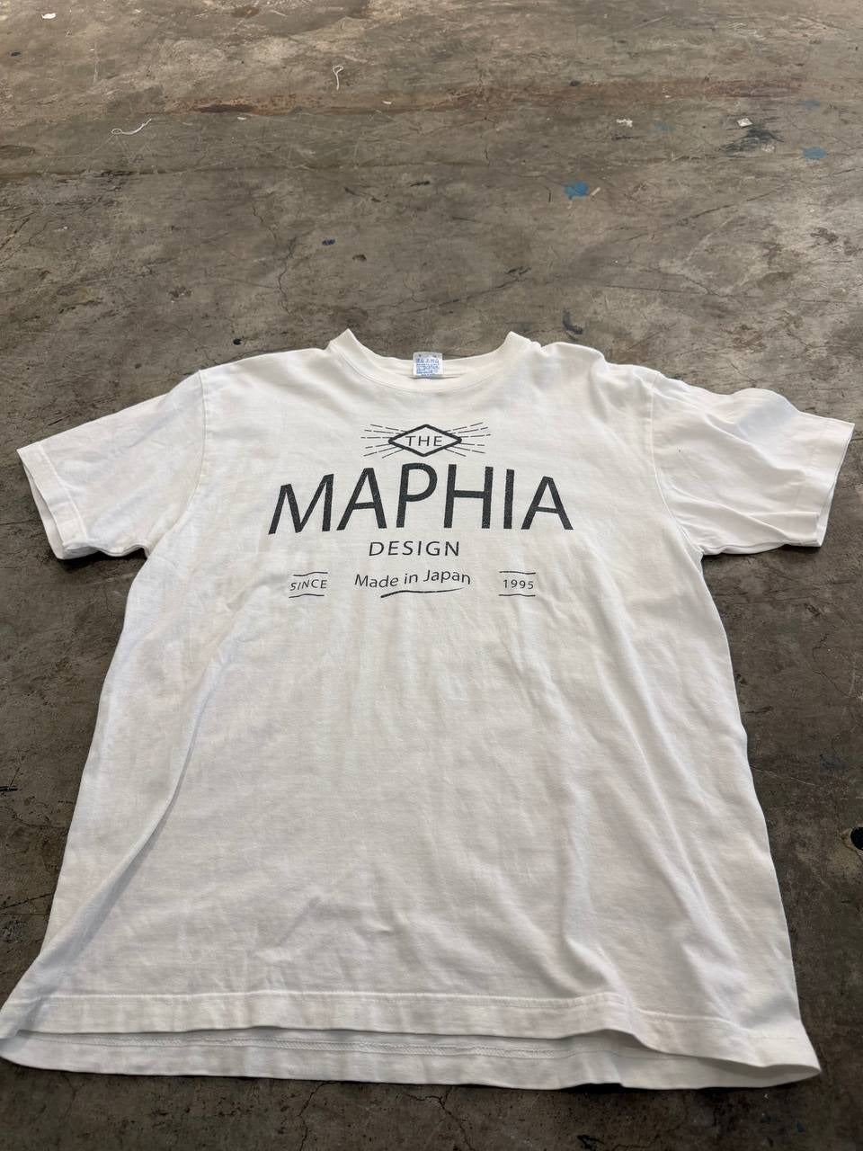 United Athle Graphic T-Shirt Maphia Design White L