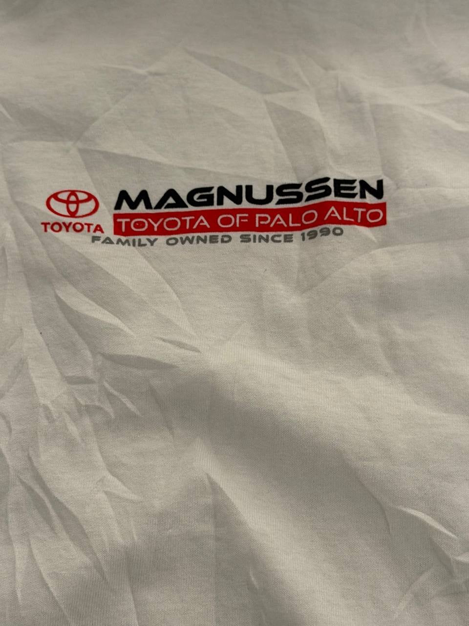 Fruit of the Loom Graphic T-Shirt Magnussen Toyota White XL