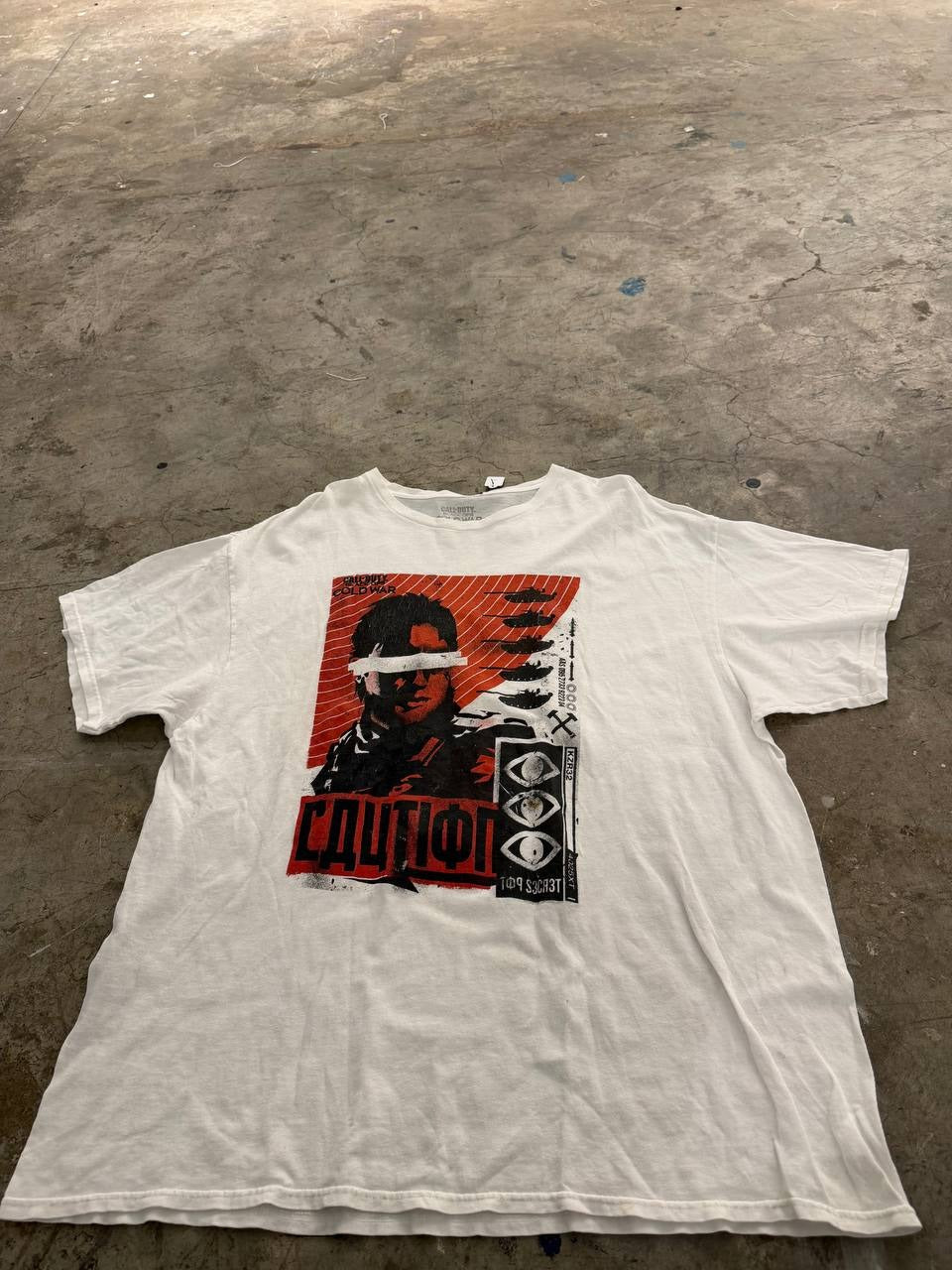 Call of Duty Graphic T-Shirt Cold War design White 2XL
