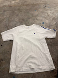 Asics t-shirt embroidered logo white