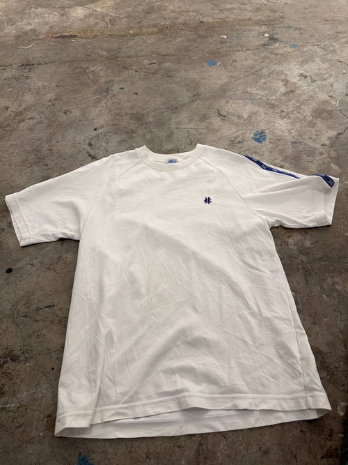 Asics t-shirt embroidered logo white