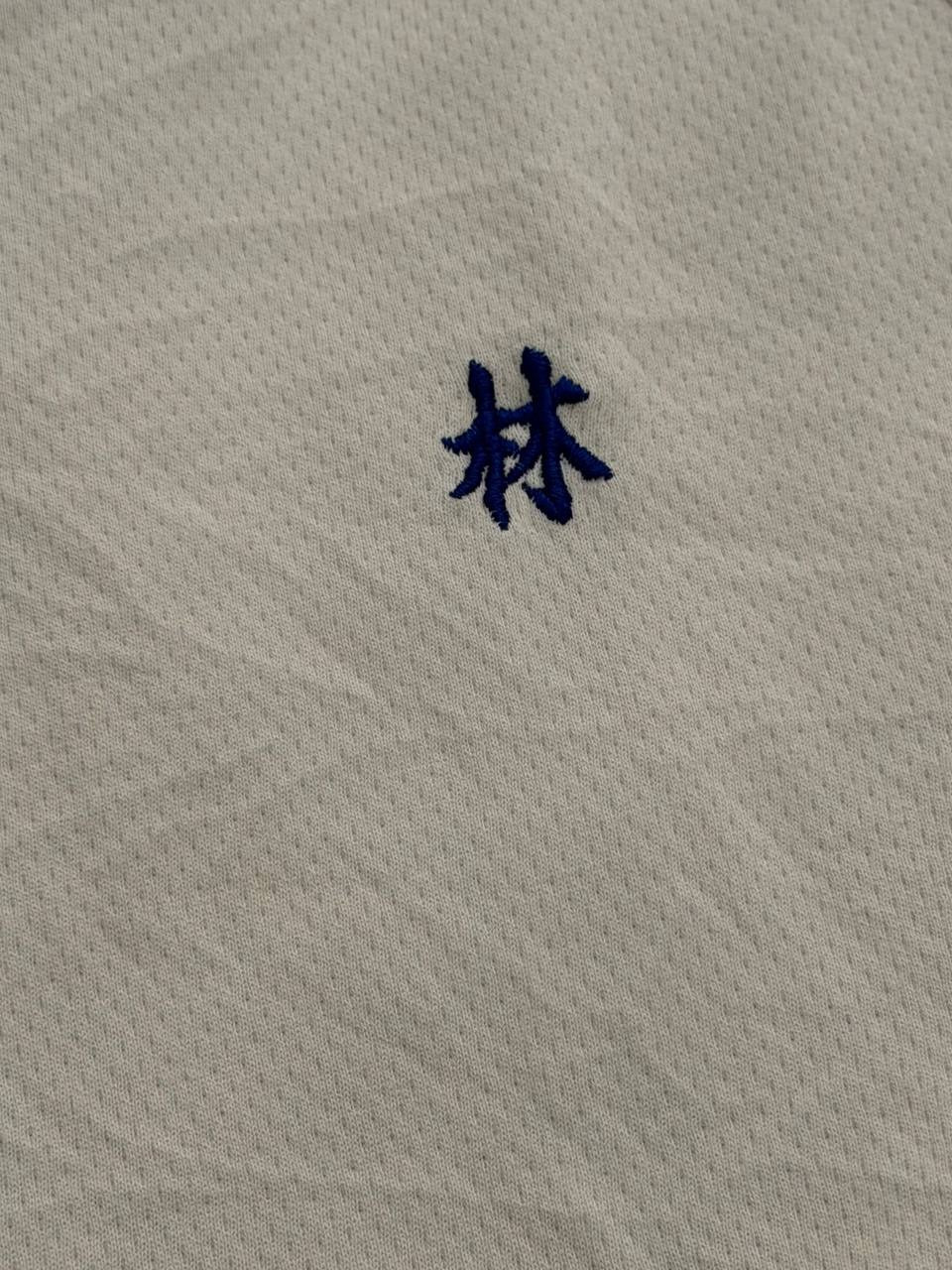 Asics t-shirt embroidered logo white