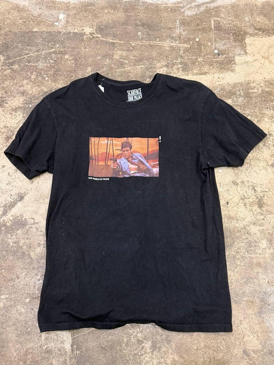 Scarface Shoe Palace Graphic T-Shirt Scarface design Black L