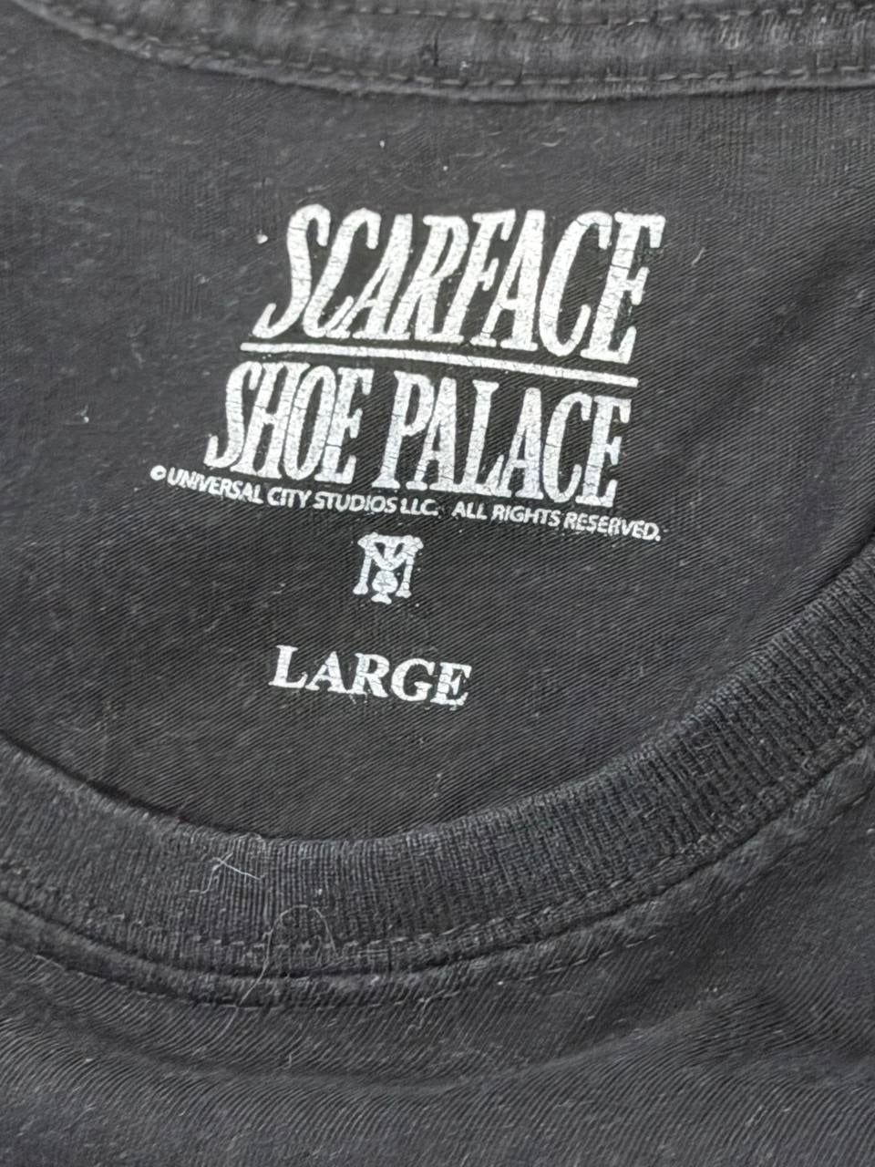 Scarface Shoe Palace Graphic T-Shirt Scarface design Black L