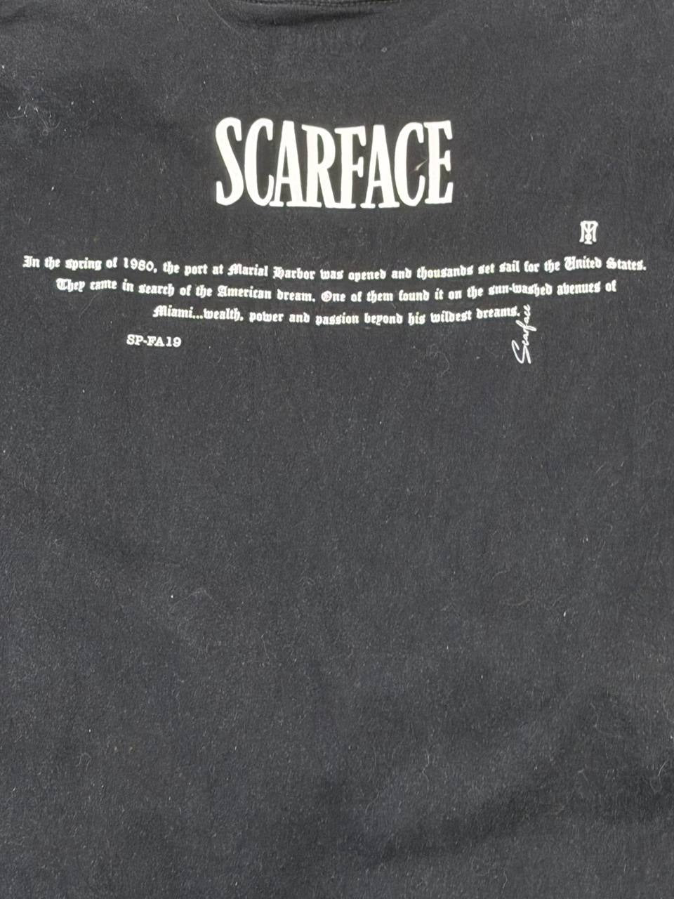 Scarface Shoe Palace Graphic T-Shirt Scarface design Black L