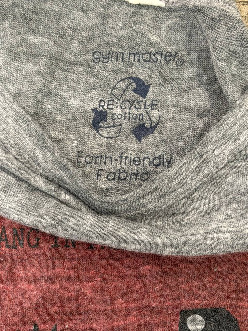 Gym Master Graphic T-Shirt Circle Graphic Grey