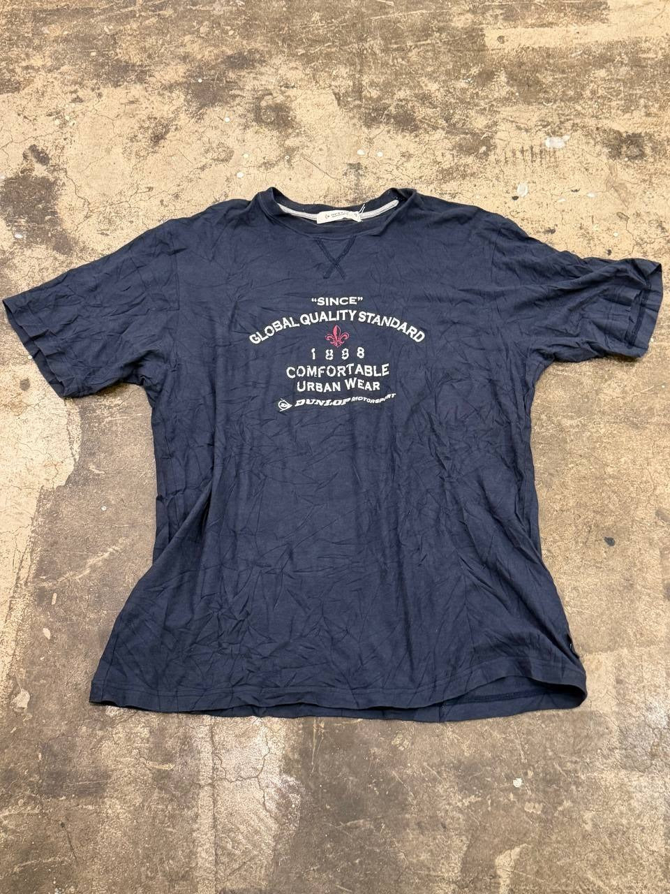 Dunlop T-Shirt Motorsport Graphic Navy L