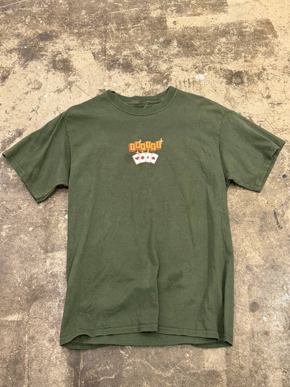 Empyre Graphic T-Shirt casino theme green M