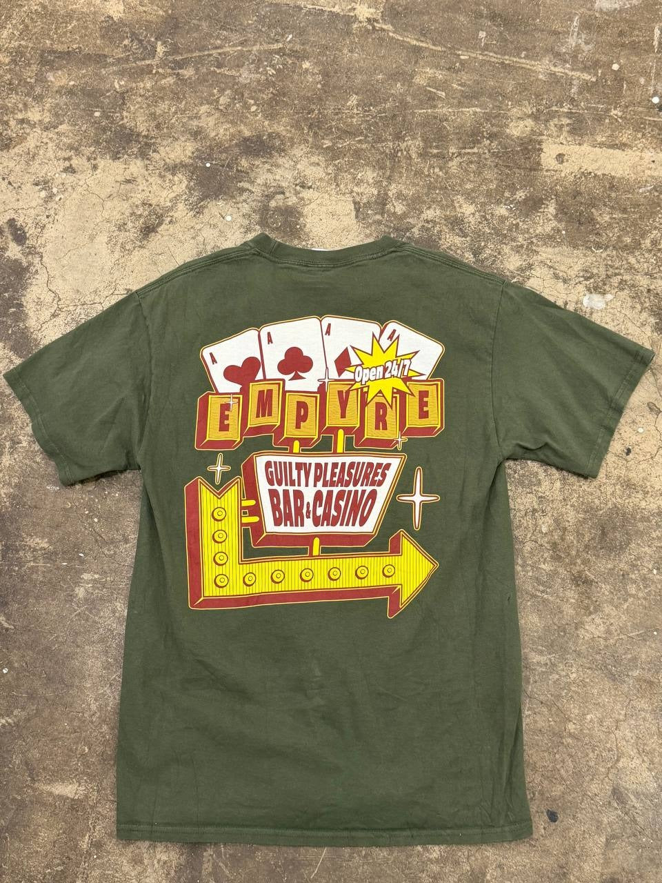 Empyre Graphic T-Shirt casino theme green M