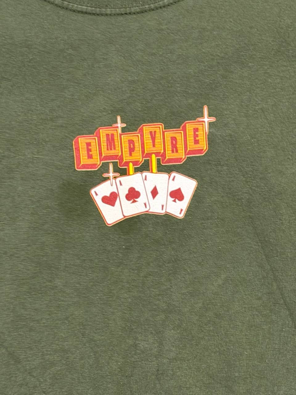 Empyre Graphic T-Shirt casino theme green M