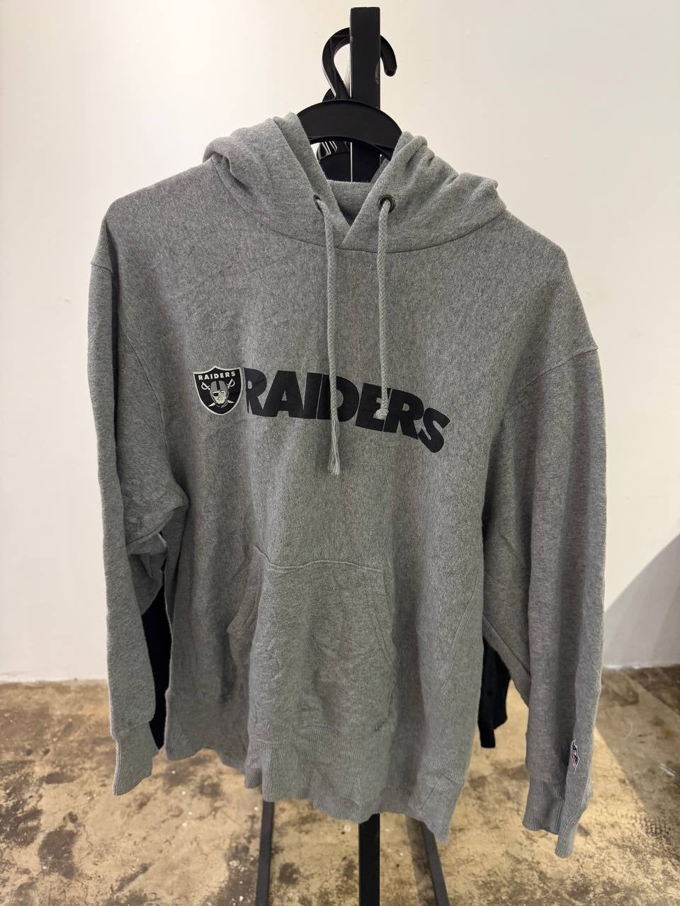 NFL Hoodie Raiders Logo Grey S