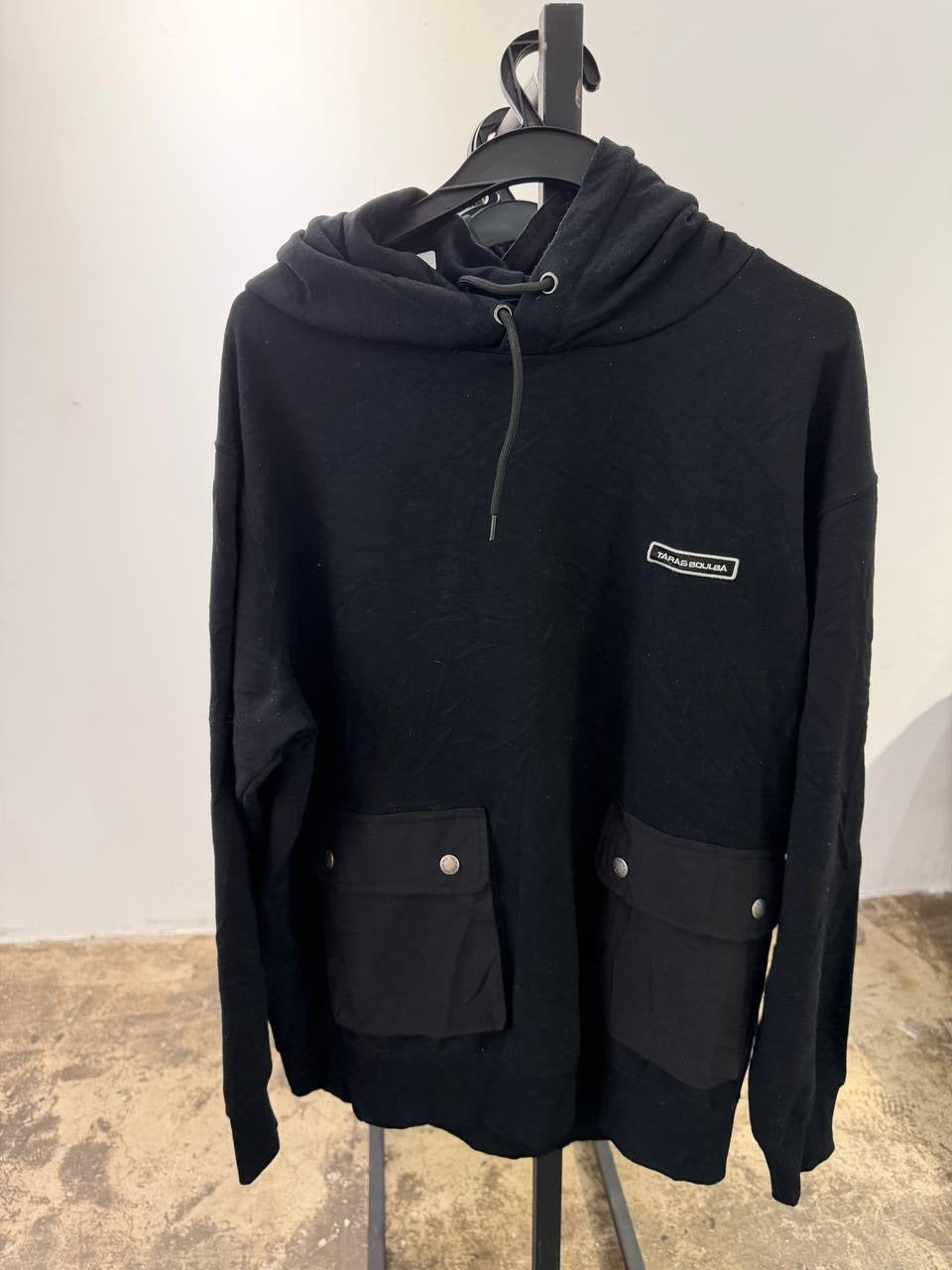 Taras Boulba hoodie pocket detail black