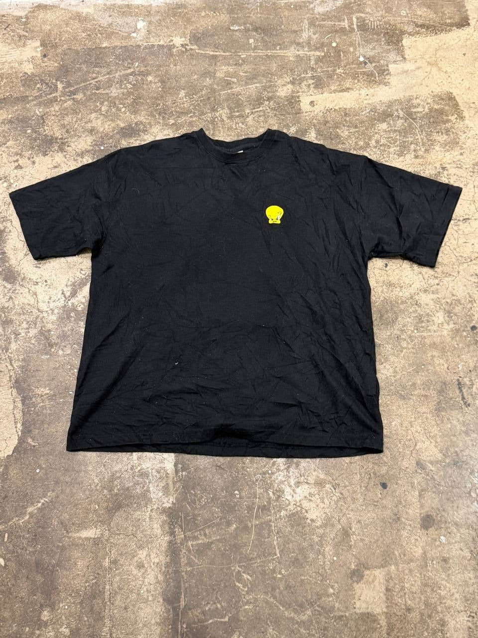 Looney Tunes Graphic T-Shirt Cartoon Black