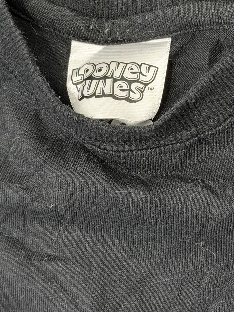 Looney Tunes Graphic T-Shirt Cartoon Black