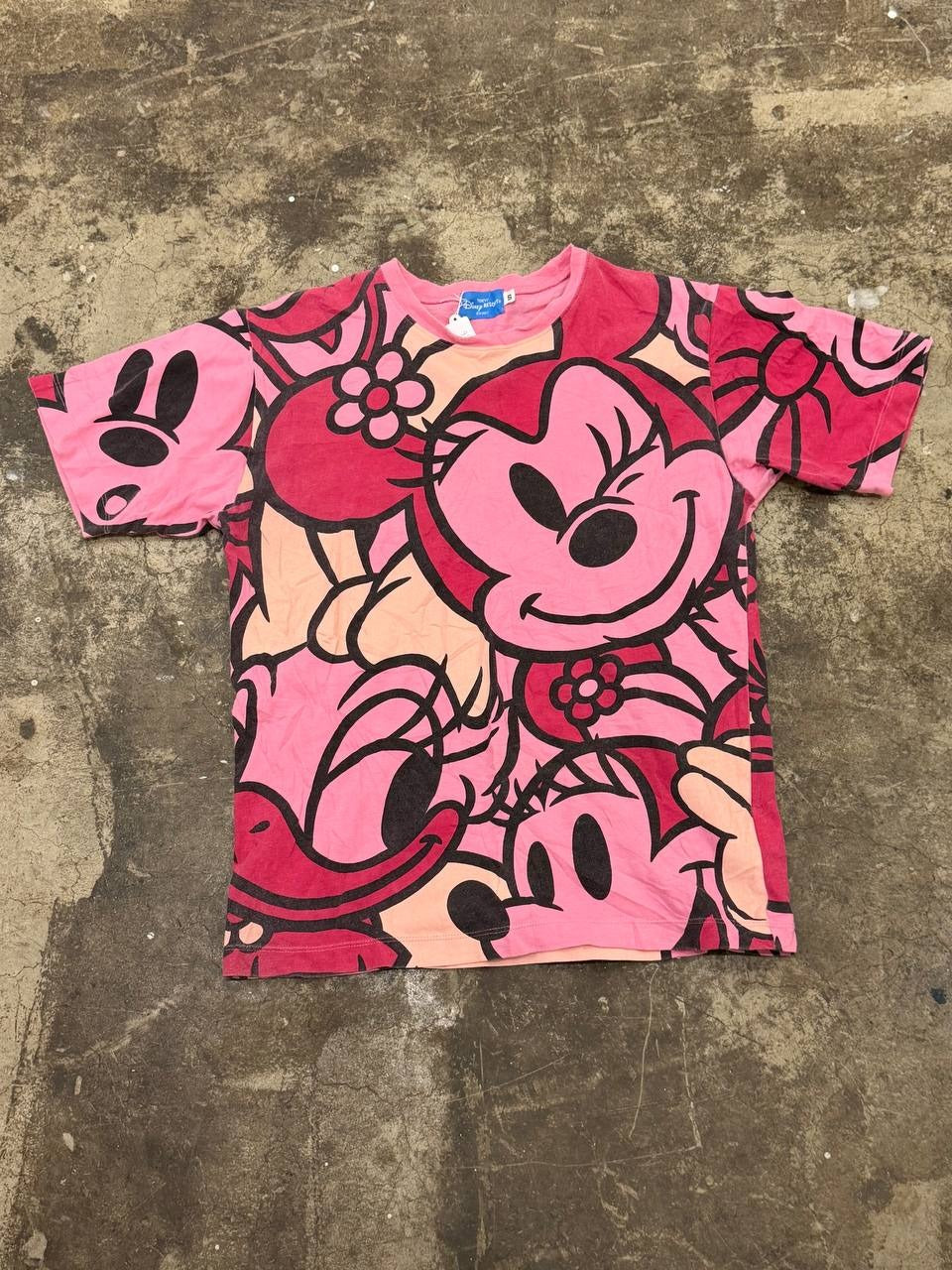 Disney Graphic T-Shirt character print pink S