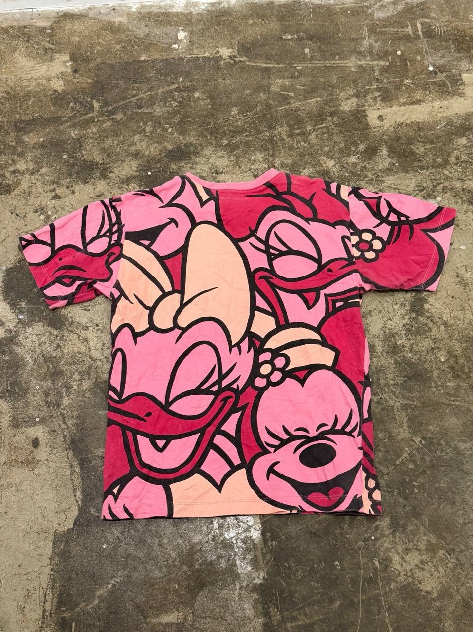 Disney Graphic T-Shirt character print pink S
