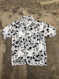 Disney graphic shirt Mickey Mouse black and white M
