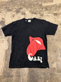 Meyaid Graphic T-Shirt Crazy Design Black XL