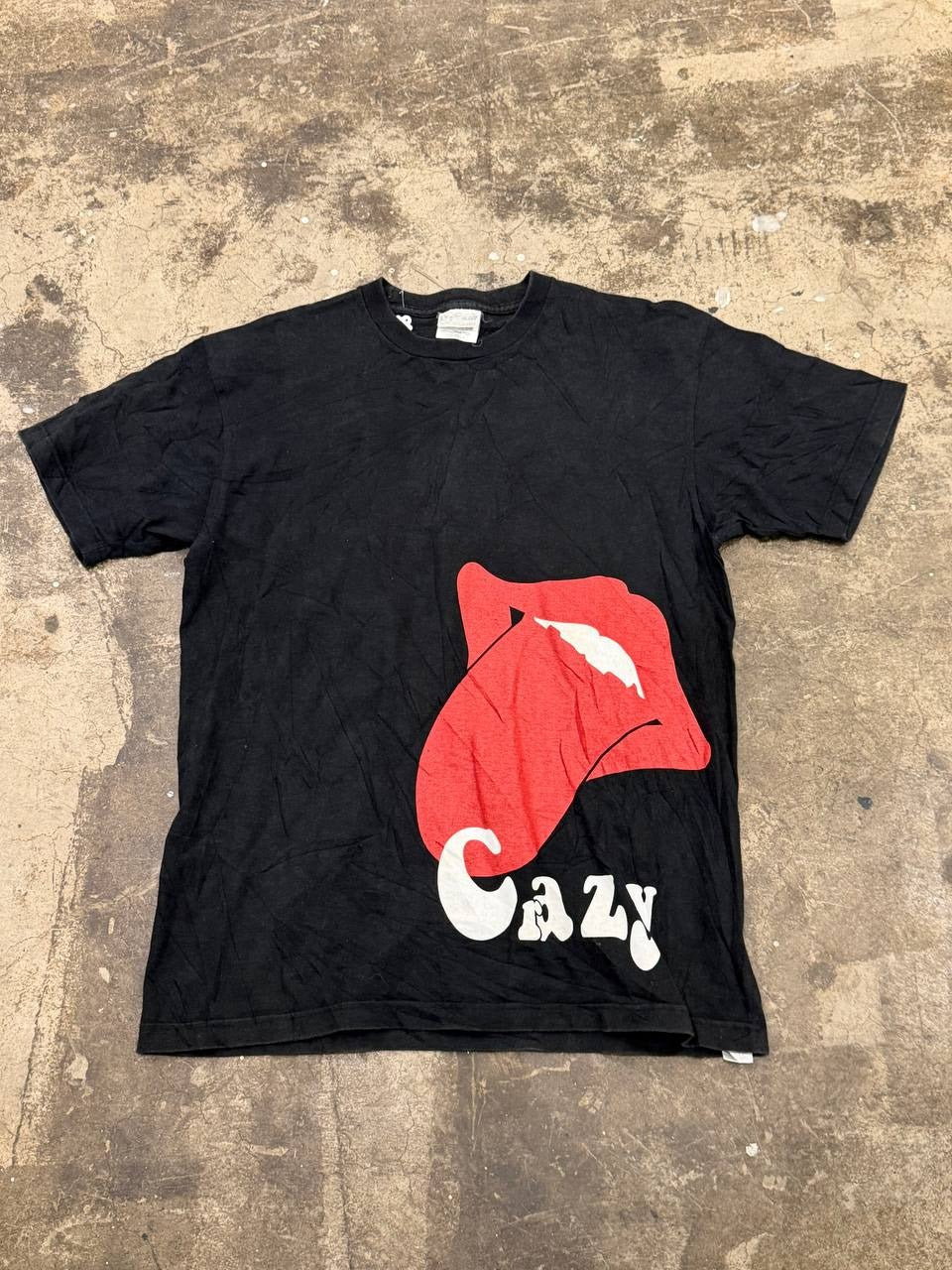 Meyaid Graphic T-Shirt Crazy Design Black XL