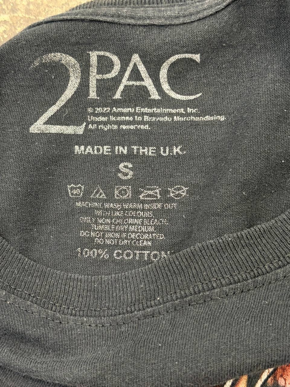 2Pac graphic t-shirt Thug Life black S
