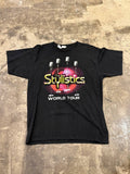 Sun Active T-Shirt The Stylistics World Tour Graphic Black XL