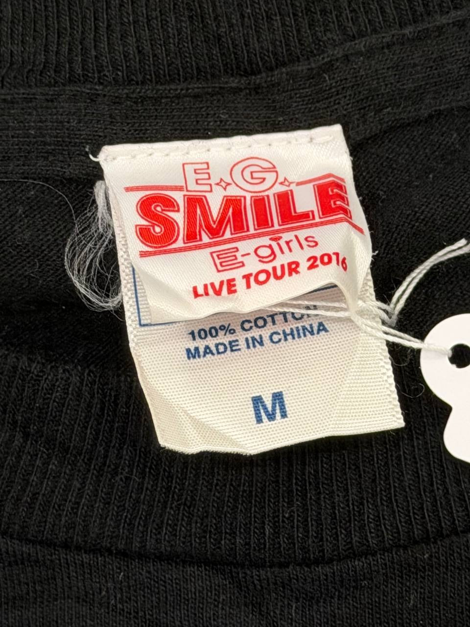 E-girls Graphic T-Shirt E.G.Smile Live Tour Black M