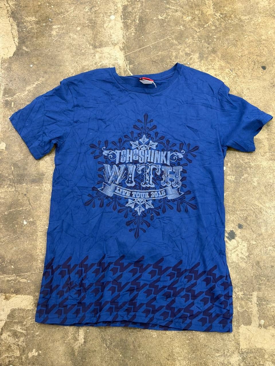 Tohoshinki Graphic T-Shirt Live Tour 2015 Blue