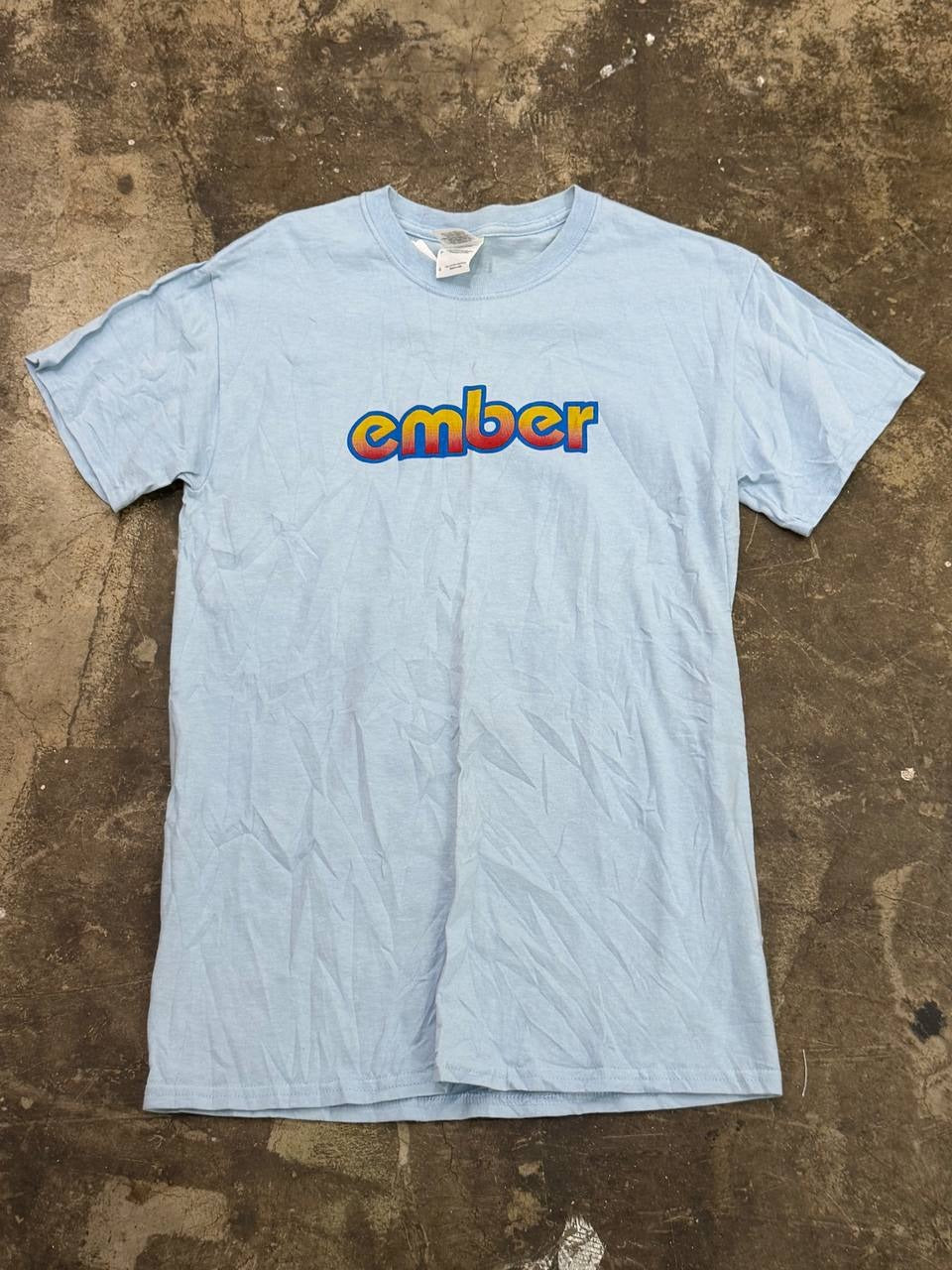 Gildan Graphic T-Shirt Ember Design Light Blue S