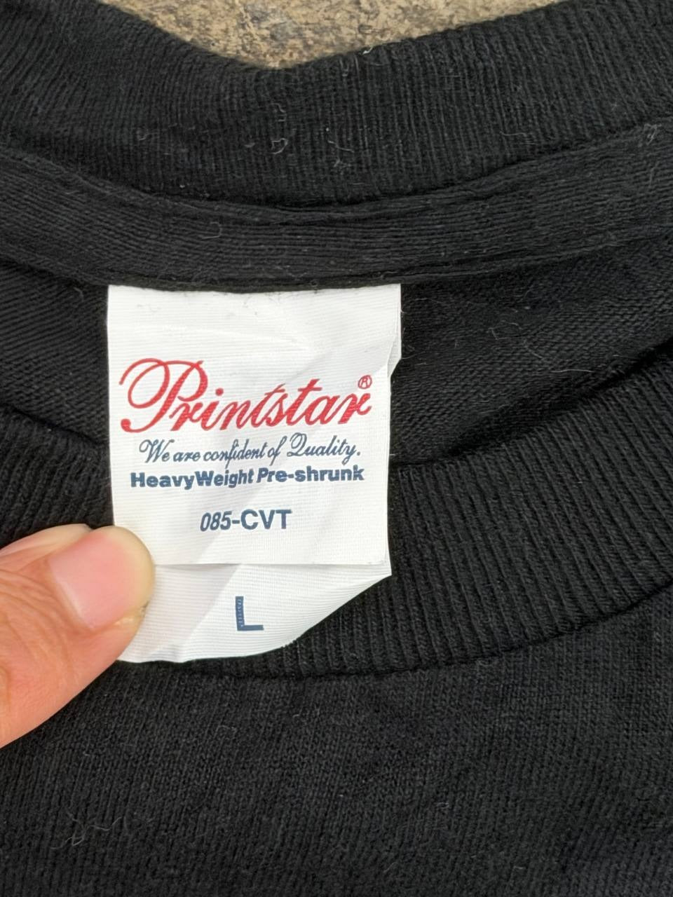 Printstar Graphic T-Shirt Project R Black L