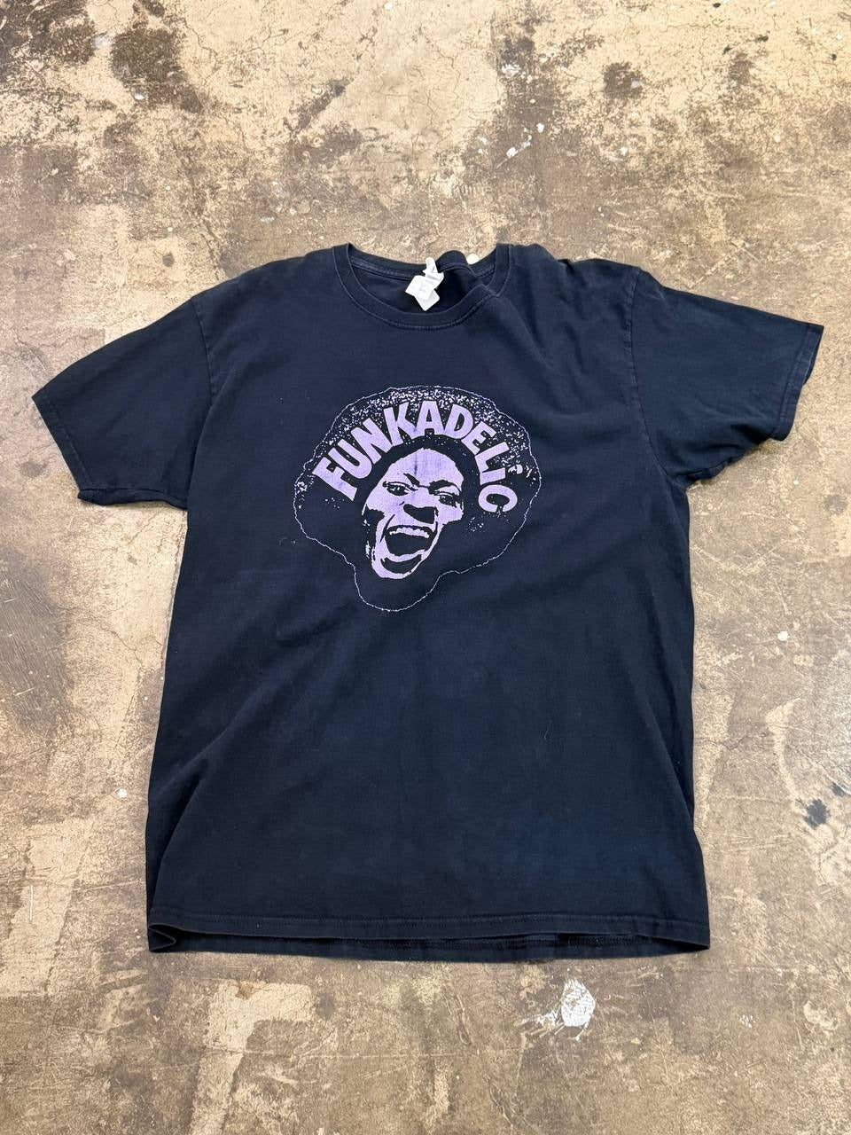 Jerzees Graphic T-Shirt Funkadelic design Black L