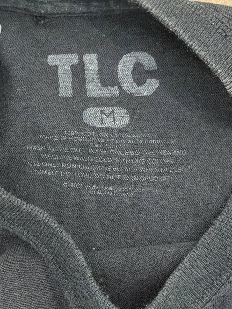 TLC Graphic T-Shirt 1992 Design Black M