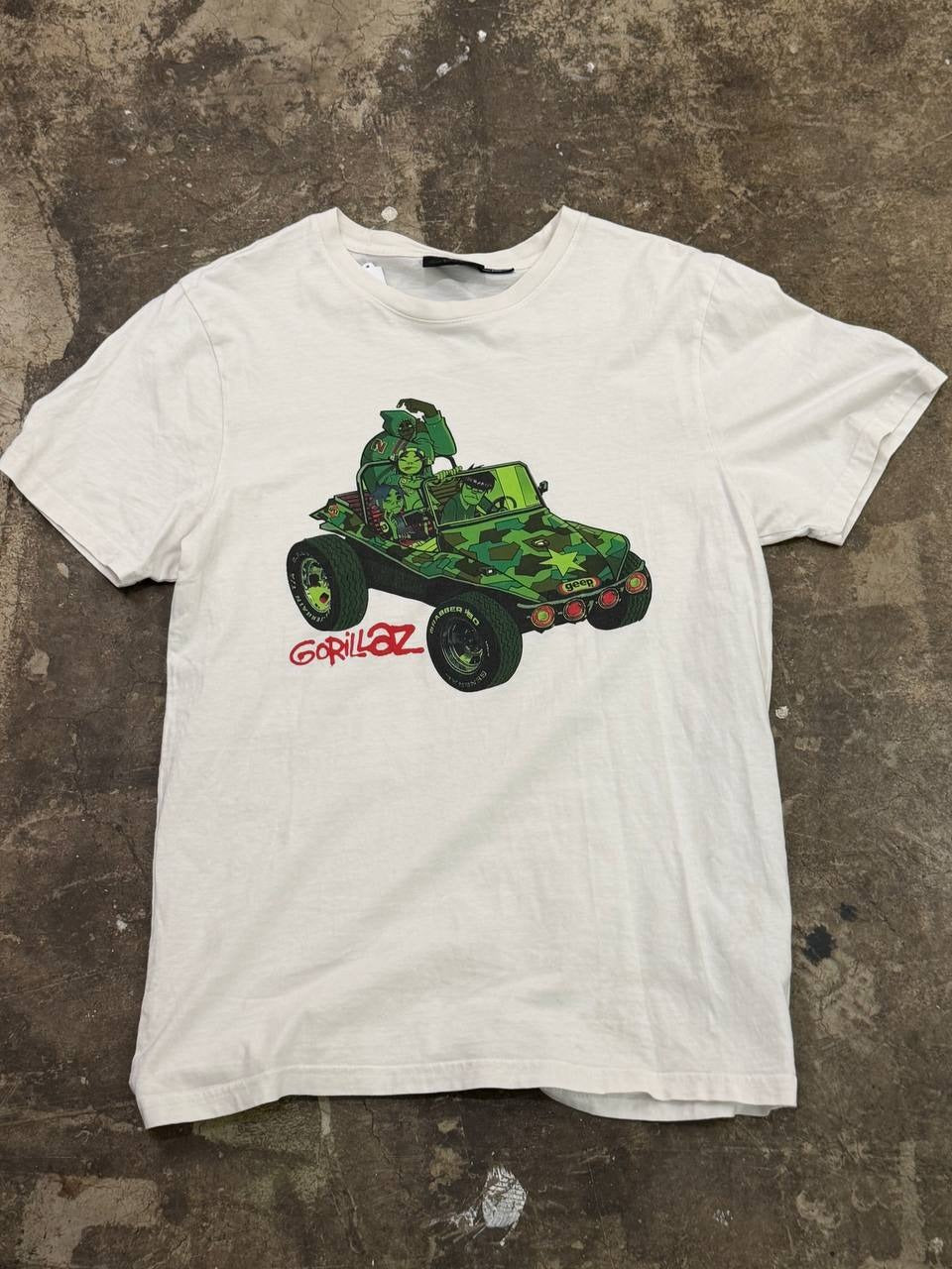 Gorillaz Graphic T-Shirt animated design white M
