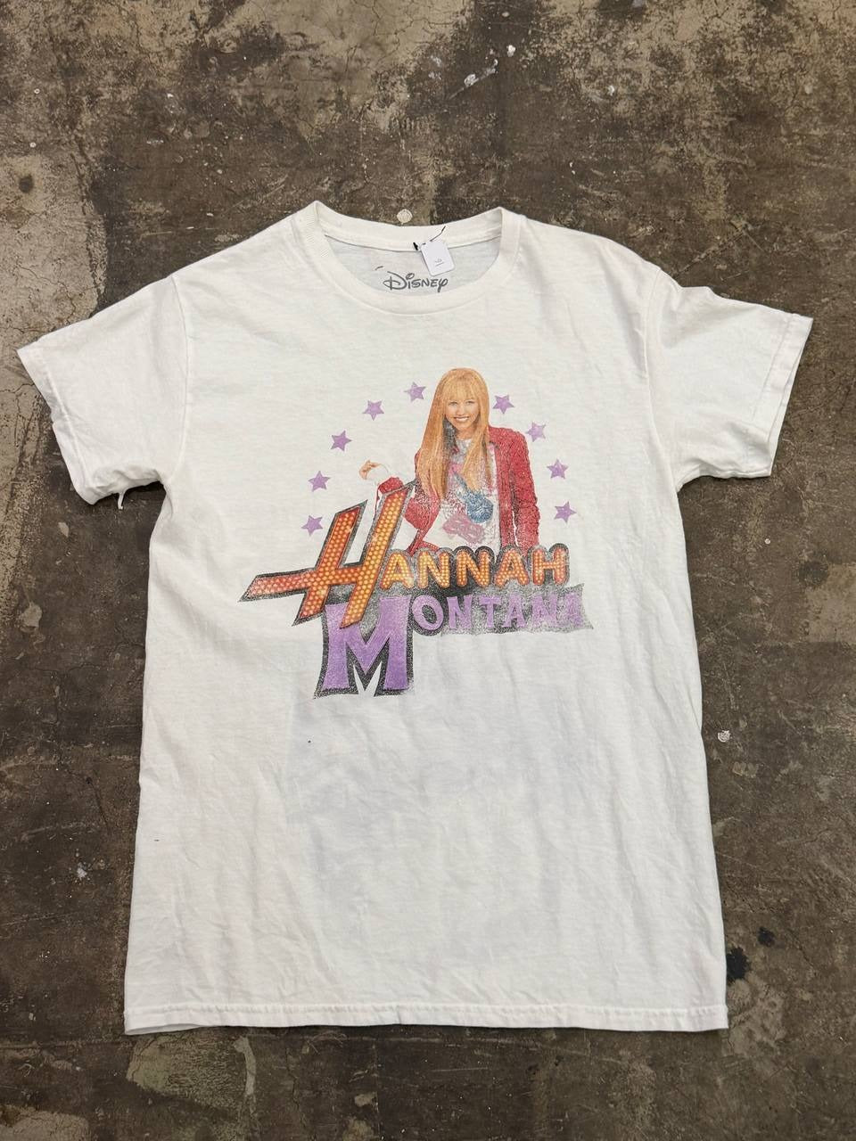 Disney Graphic T-Shirt Hannah Montana White S