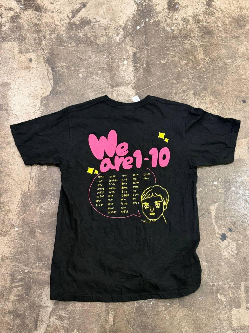 We are 1-10 Graphic T-Shirt Black