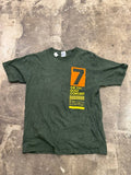 Printstar T-Shirt 7th Gold Concert Graphic Dark Green L