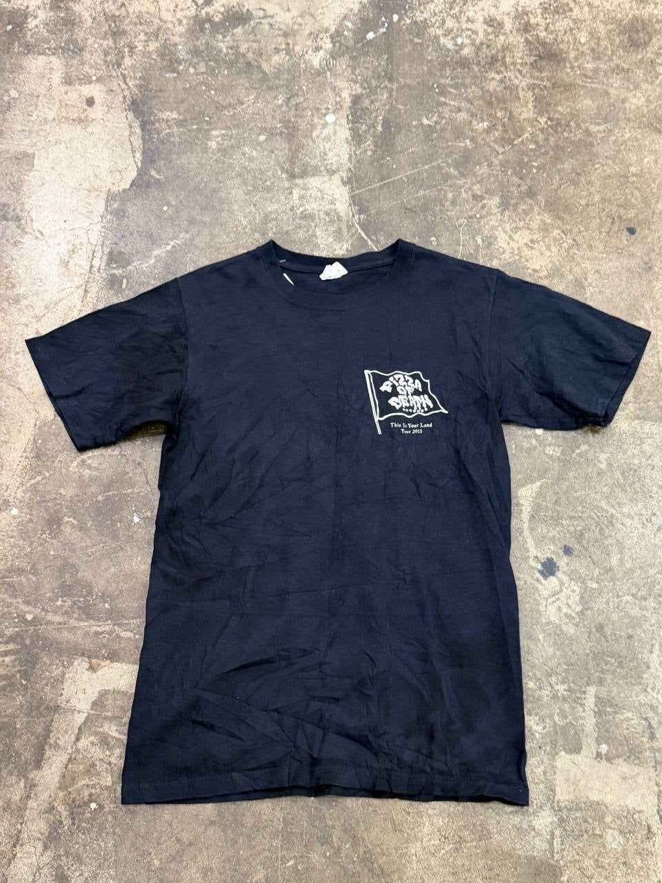 Anvil Graphic T-Shirt Pizza of Death Black S