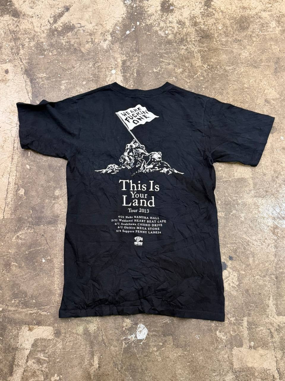 Anvil Graphic T-Shirt Pizza of Death Black S