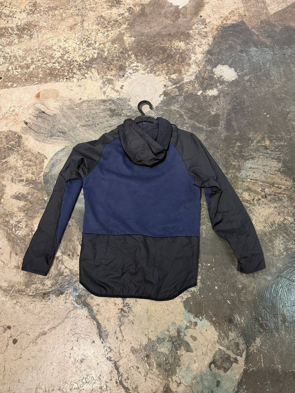 Nike track jacket hooded navy black L