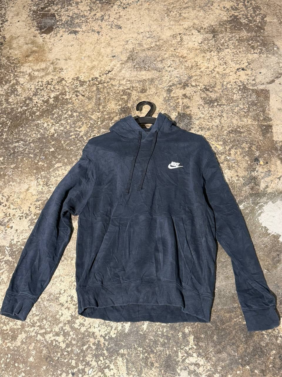 Nike hoodie logo navy S
