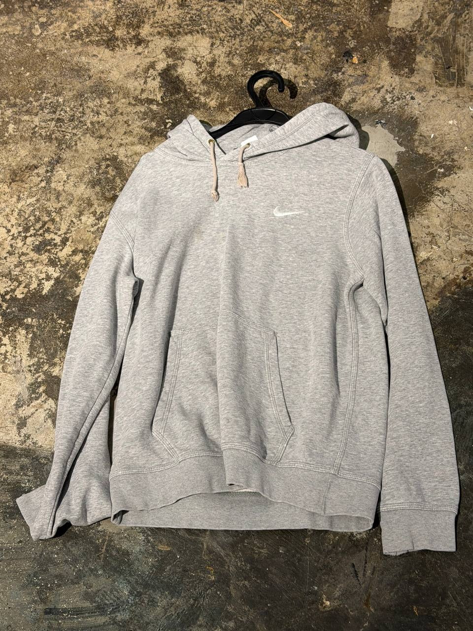 Nike Hoodie embroidered logo grey M