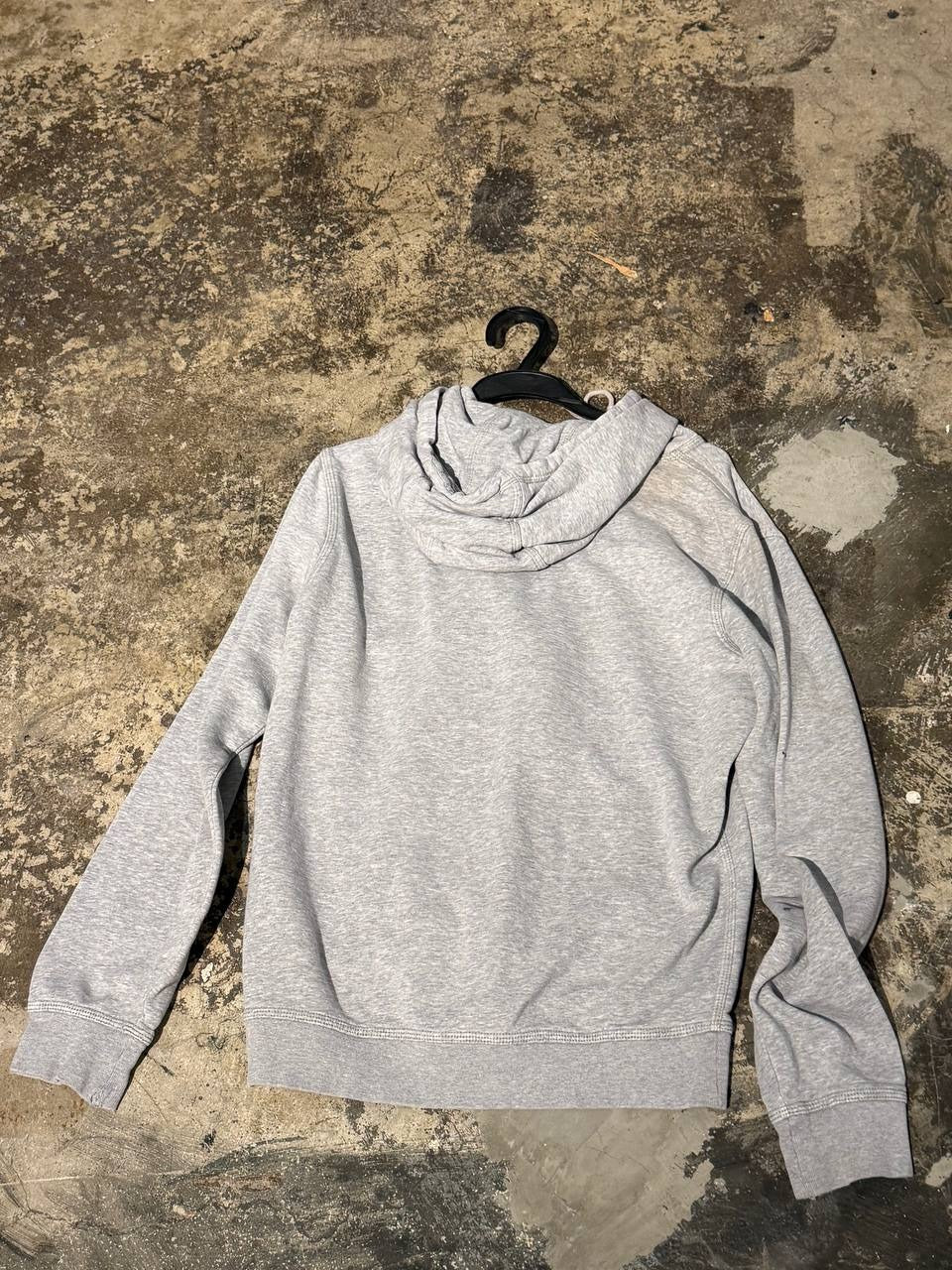 Nike Hoodie embroidered logo grey M
