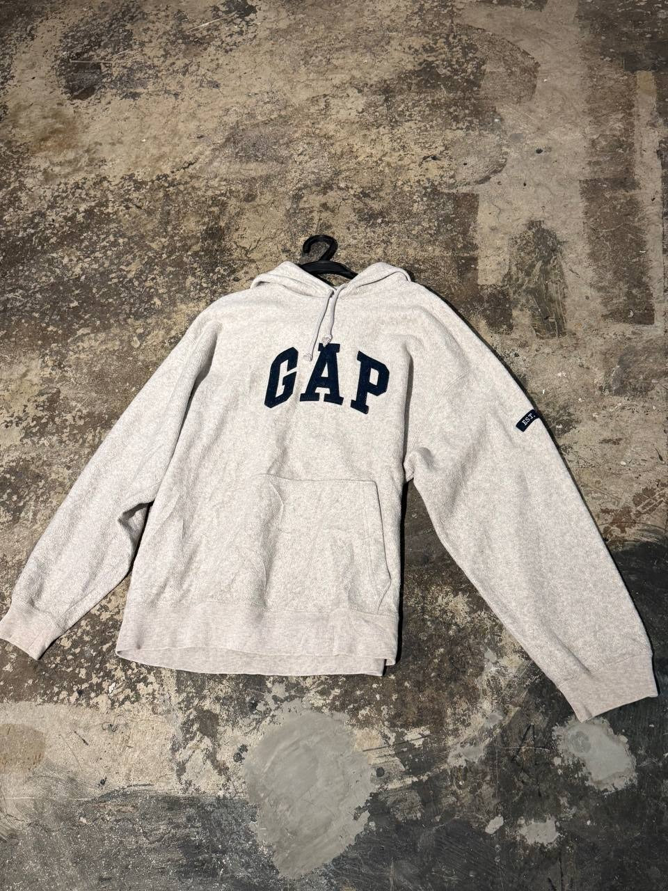 GAP hoodie logo grey XL