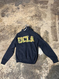 UCLA hoodie with camouflage graphic in navy size S