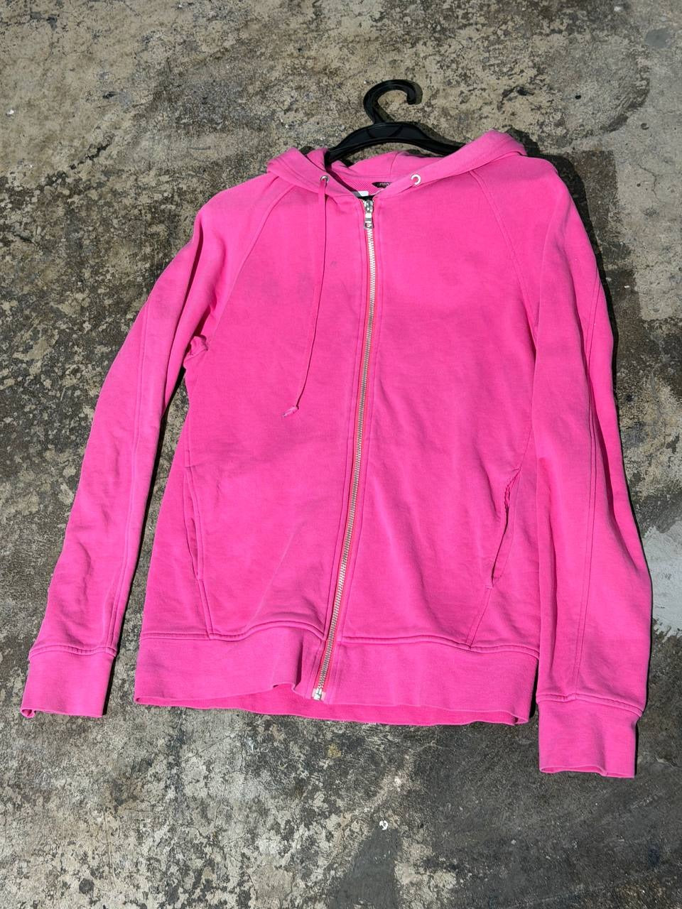 Pantone zip up hoodie pink M