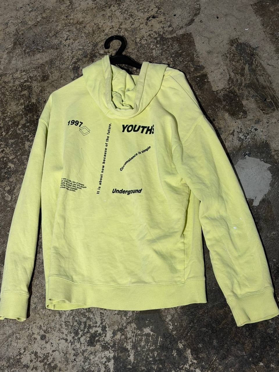 Rageblue hoodie youths graphic yellow L