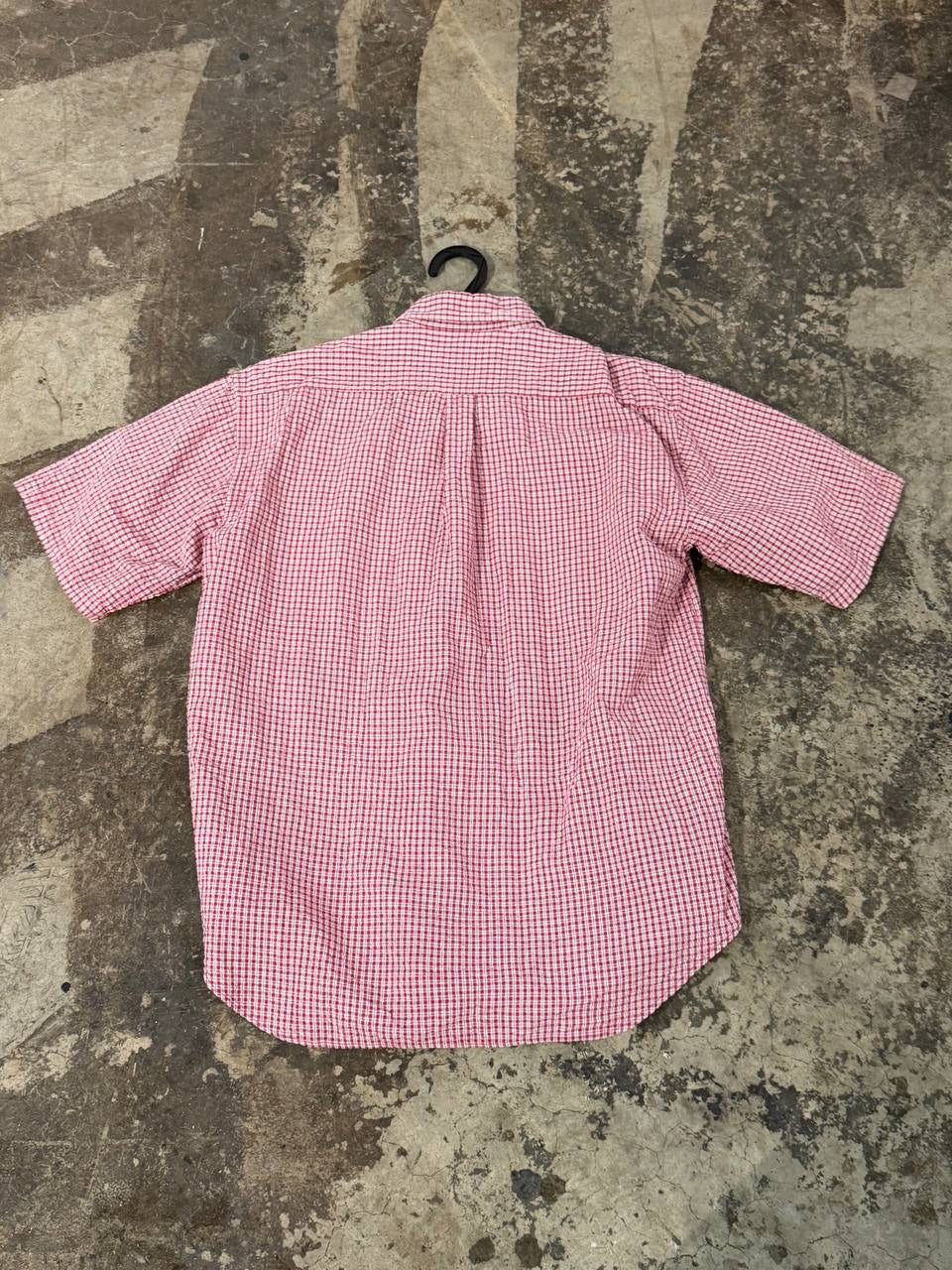 Benetton Formula 1 Button Up Shirt Checkered Red M