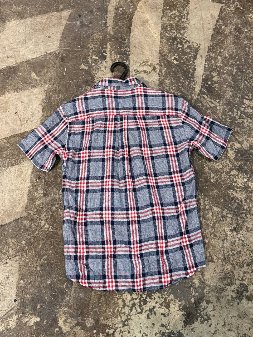 Kangol button up shirt plaid red blue M